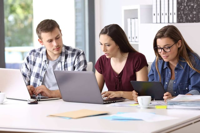 Employees Working Together