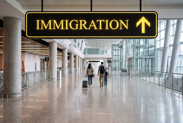 Immigration At Douala Dla Airport Cameroon