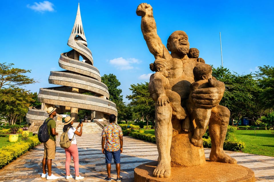 Cameroon Reunification Monument In Yaound