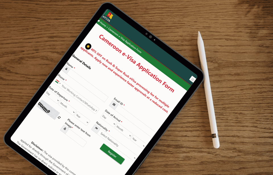 Cameroon E Visa Application Form