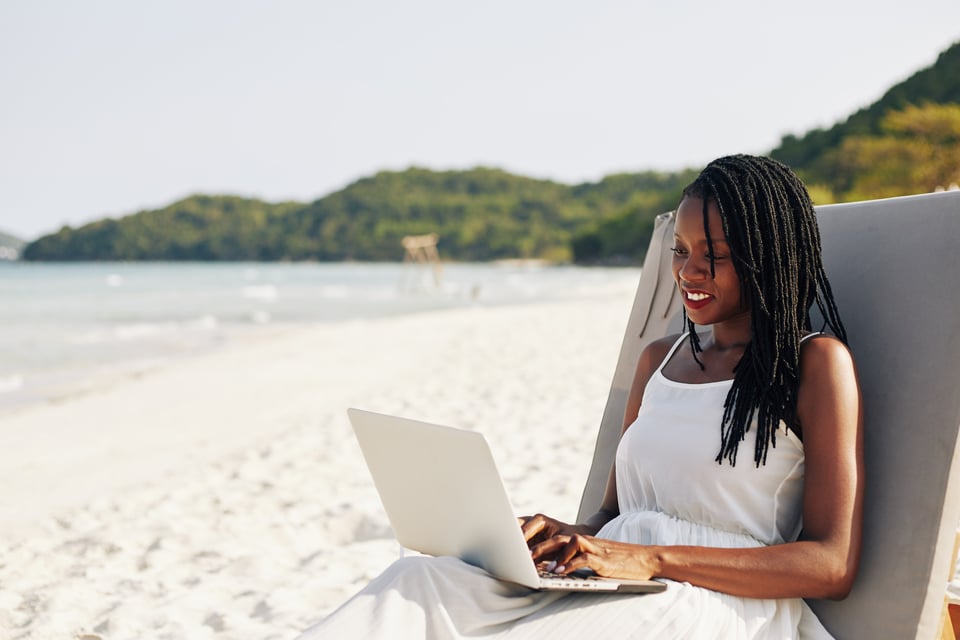 Work Remotely On Cameroon Beaches