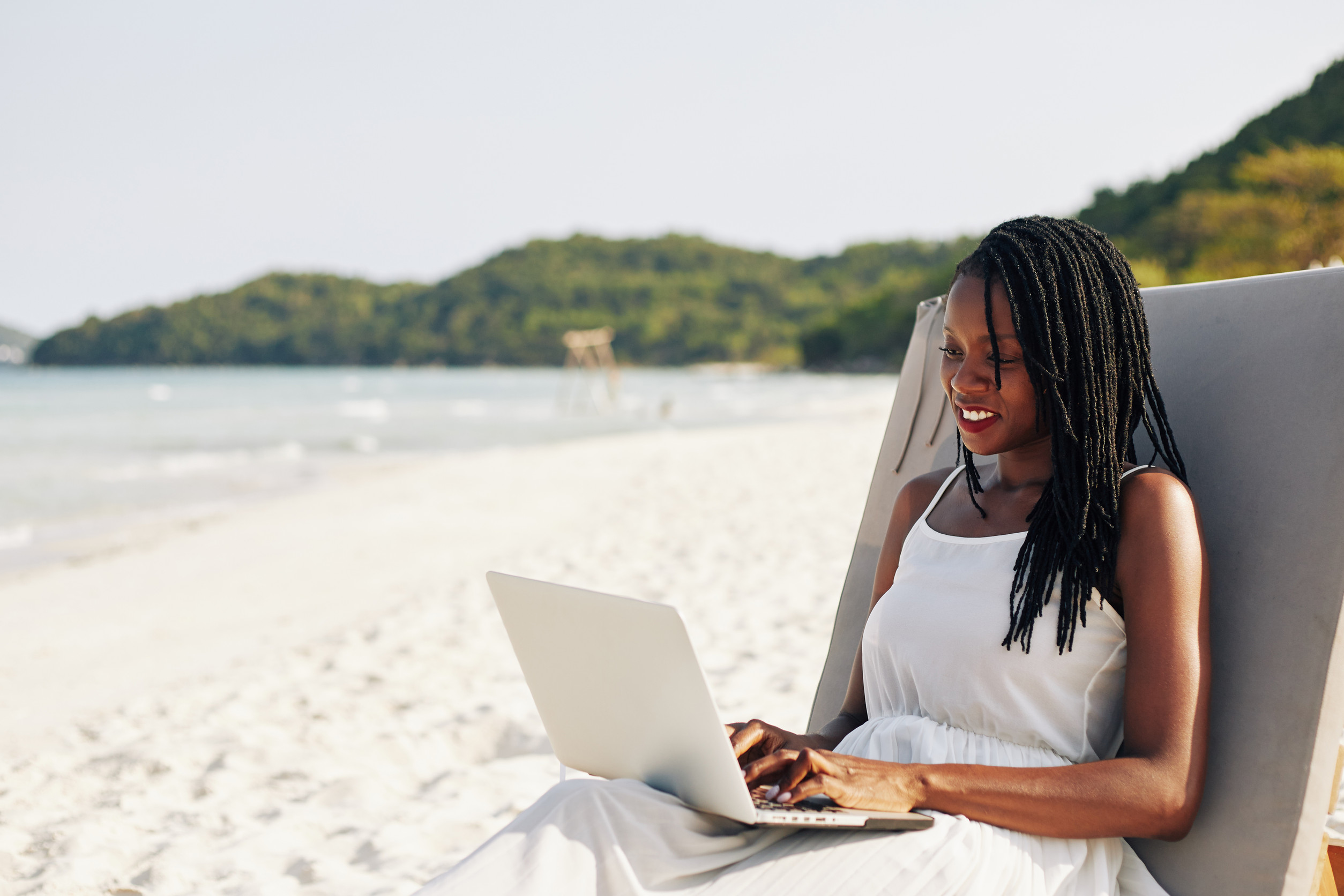 Work Remotely On Cameroon Beaches